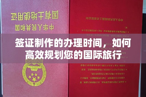 大连签证制作的办理时间，如何高效规划您的国际旅行